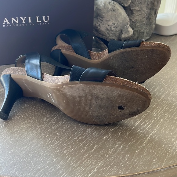 Anyi Lu “Bella” black sandals 41 11 - Picture 5 of 6